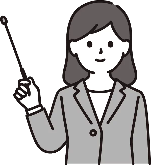 それなら解決できますよ、という様子を表すイラスト